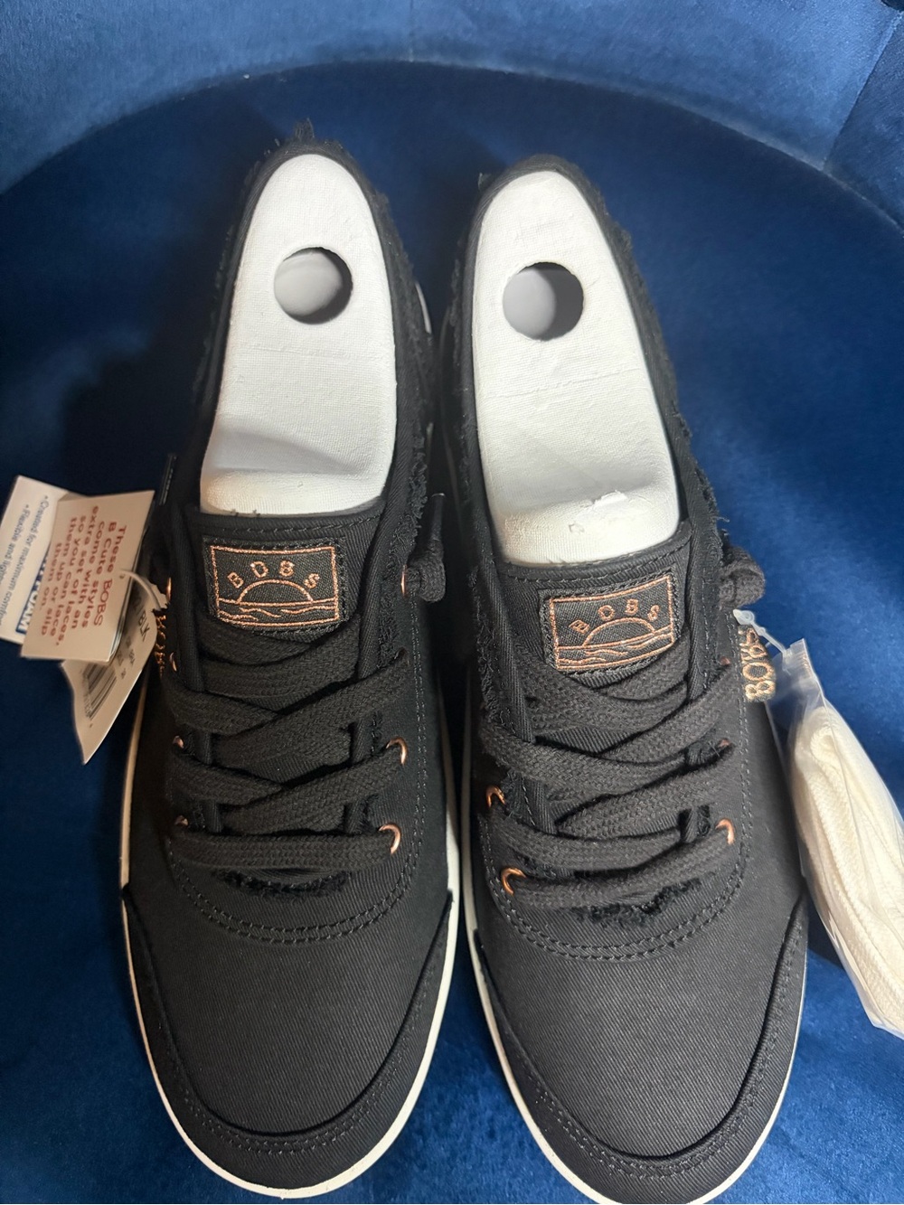 BOBS by Skechers Women’s Black Memory Foam Casual Sneakers
